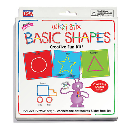 WIKKI STIX Wikki Stix® Basic Shapes Cards Kit 705